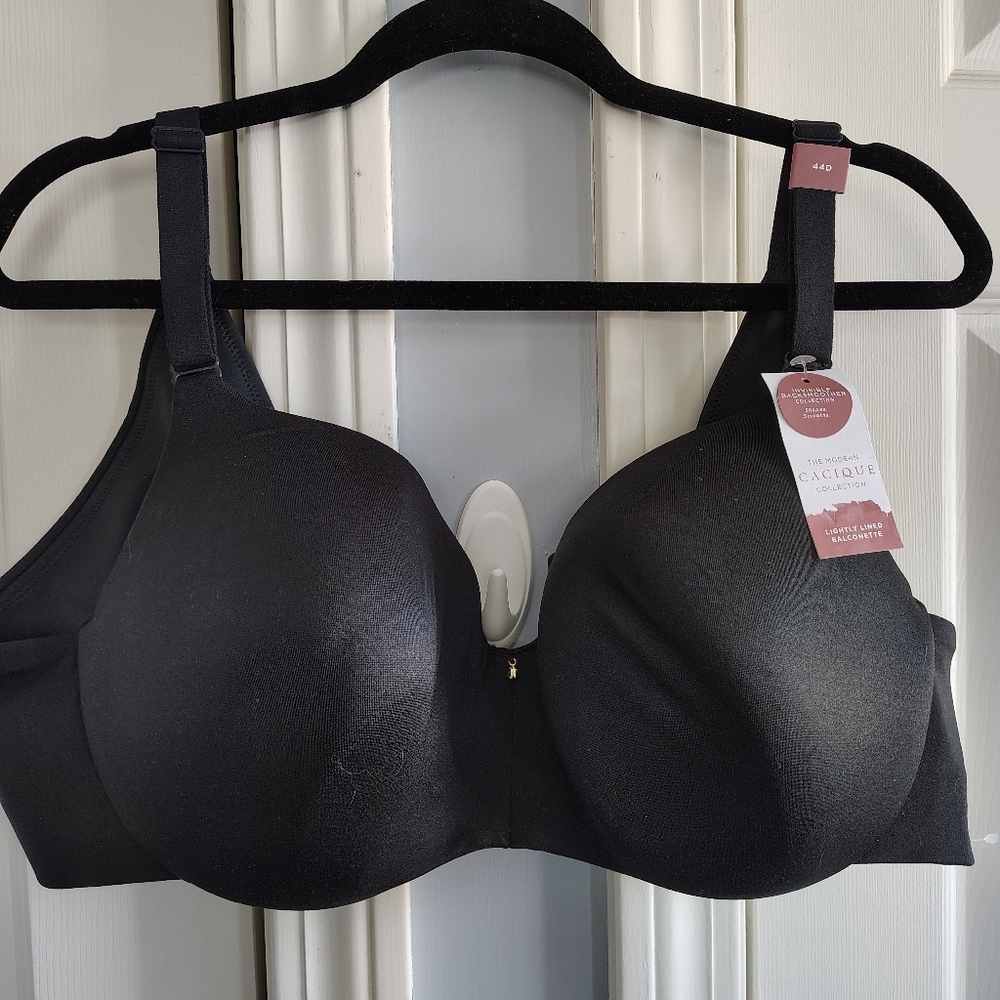 Cacique Lightly Lined Balconette Bra Sz 44D - Picture 5 of 11